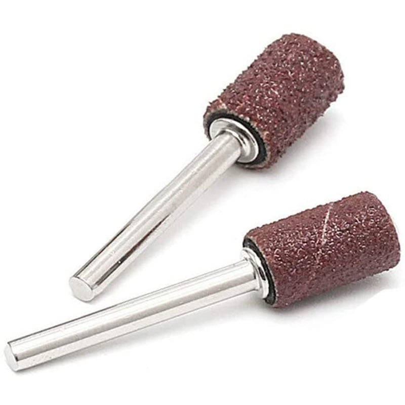 Boxonly 100 Pieces Sanding Bands Sleeves Drum Sander Set 80 Grit Sanding Drum Sand Bands Shank Rotary Tool Kit with 2 Mandrels - Image 3